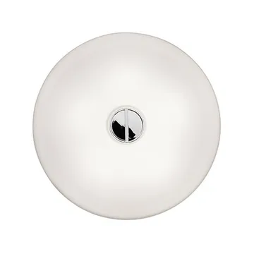 Lampada da parete Button HL - Vetro opale bianco - Flos