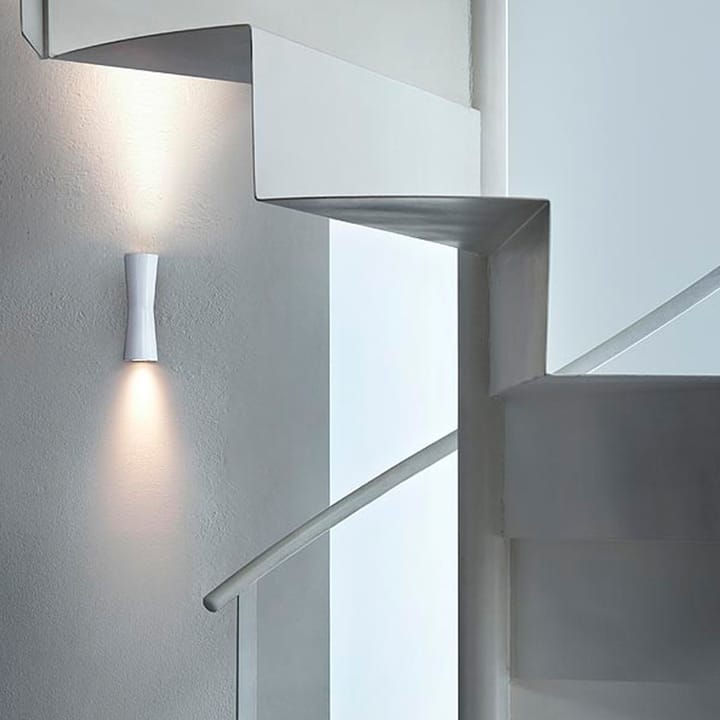 Lampada da parete Clessidra 20°+20°, Bianco Flos