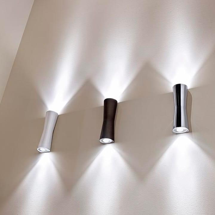 Lampada da parete Clessidra 20°+20°, Bianco Flos