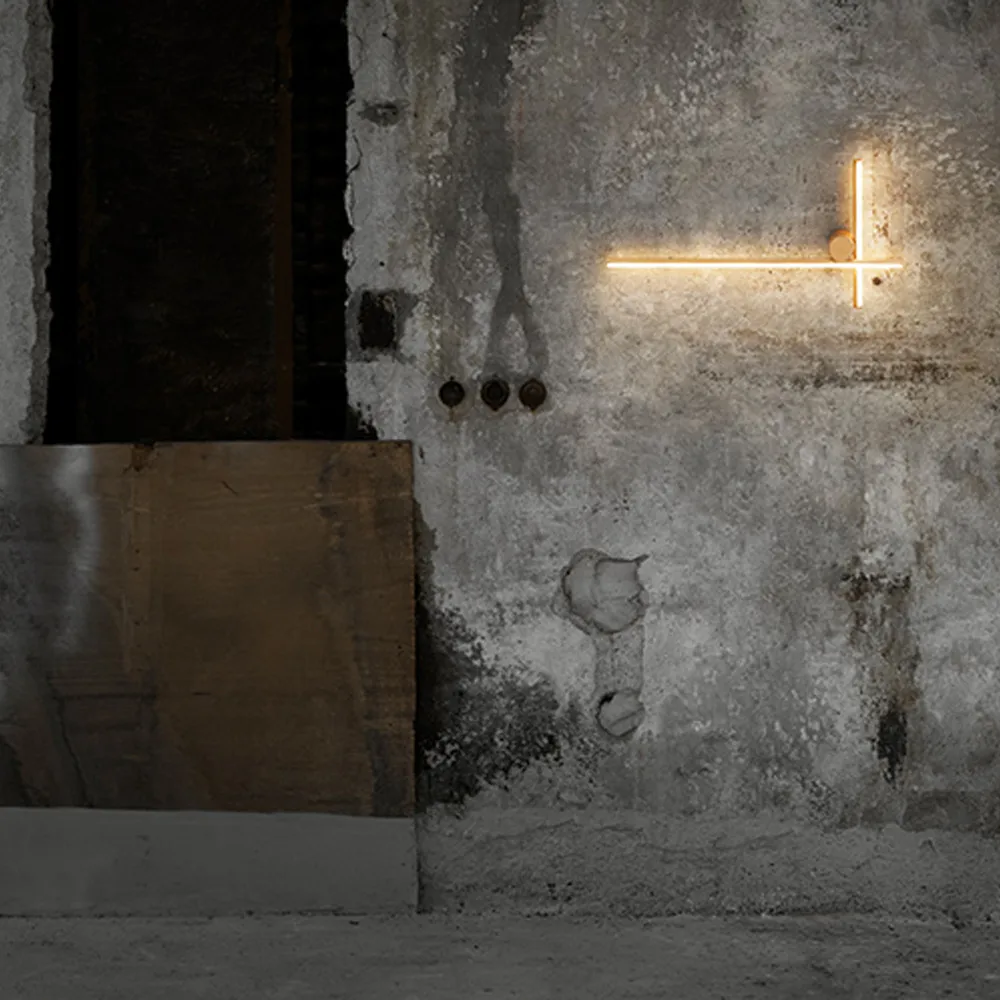 Lampada da parete Coordinates W2, Ottone Flos