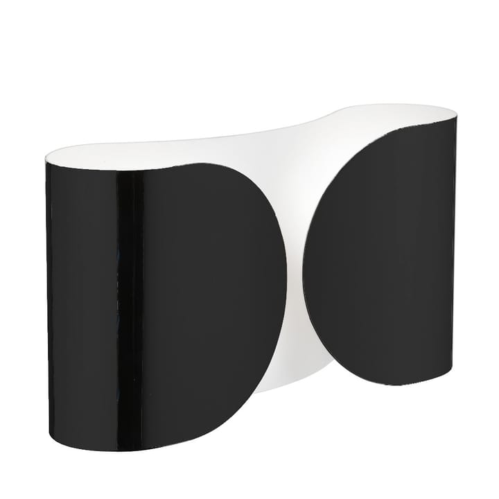 Lampada da parete Foglio, Nero lucido Flos