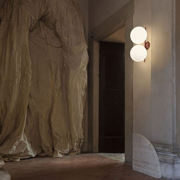 Lampada da parete IC lights C/W1 Double - Cromo-opale - Flos