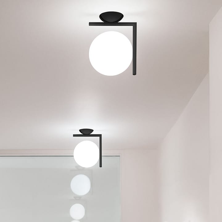 Lampada da parete IC lights C/W1, Nero-opale Flos