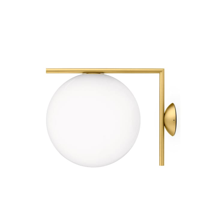 Lampada da parete IC lights C/W1 - Ottone spazzolato-opale - Flos