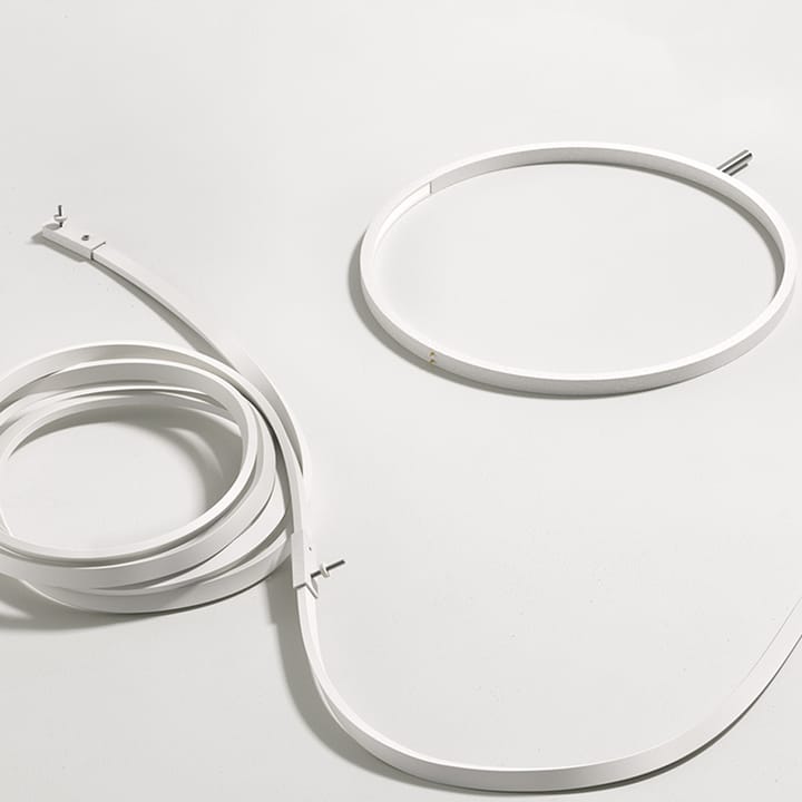 Lampada da parete Wirering, Grigio-grigio Flos