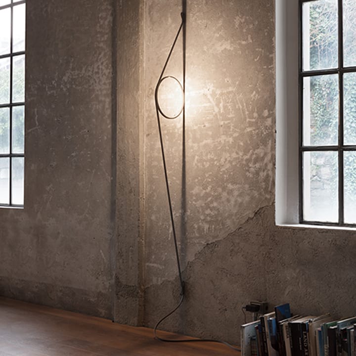 Lampada da parete Wirering, Grigio-grigio Flos