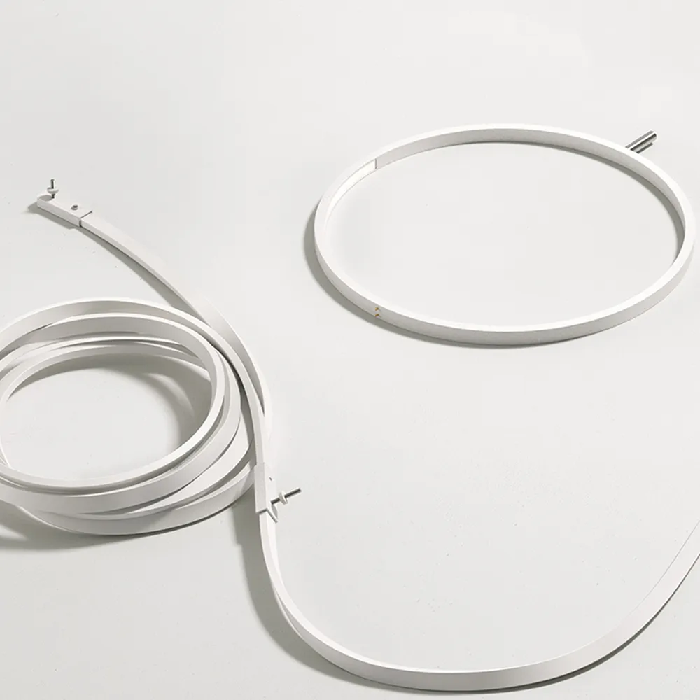 Lampada da parete Wirering, Grigio-oro Flos