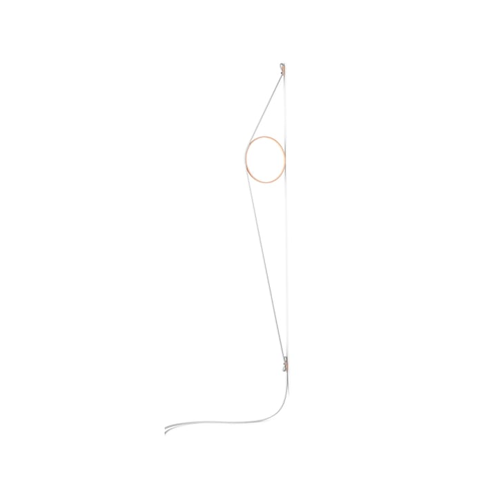 Lampada da parete Wirering - Rosa-bianco - Flos