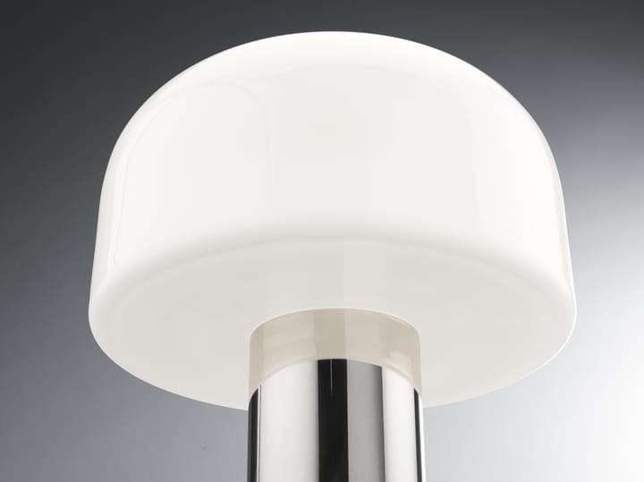 Lampada da tavolo Bellhop Glass T, Bright aluminum Flos