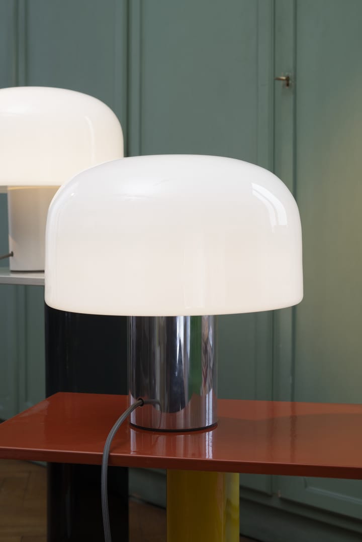 Lampada da tavolo Bellhop Glass T, Bright aluminum Flos