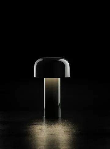 Lampada da tavolo Bellhop portatile - Nero lucido, IP54 (interno/esterno) - Flos