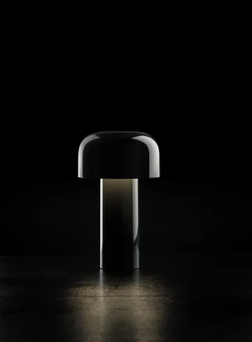Lampada da tavolo Bellhop portatile - Nero lucido, IP54 (interno/esterno) - Flos