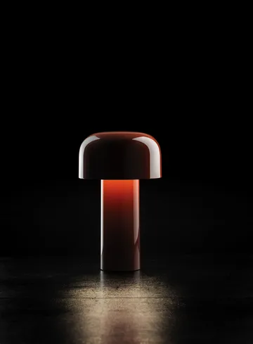 Lampada da tavolo Bellhop portatile - Rosso mattone, IP54 (interni/esterni) - Flos