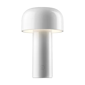 Lampada da tavolo Bellhop portatile - White, IP54 (interno/esterno) - Flos