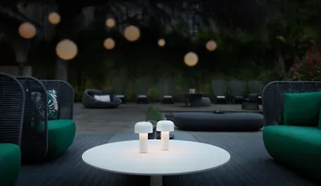 Lampada da tavolo Bellhop portatile - White - Flos