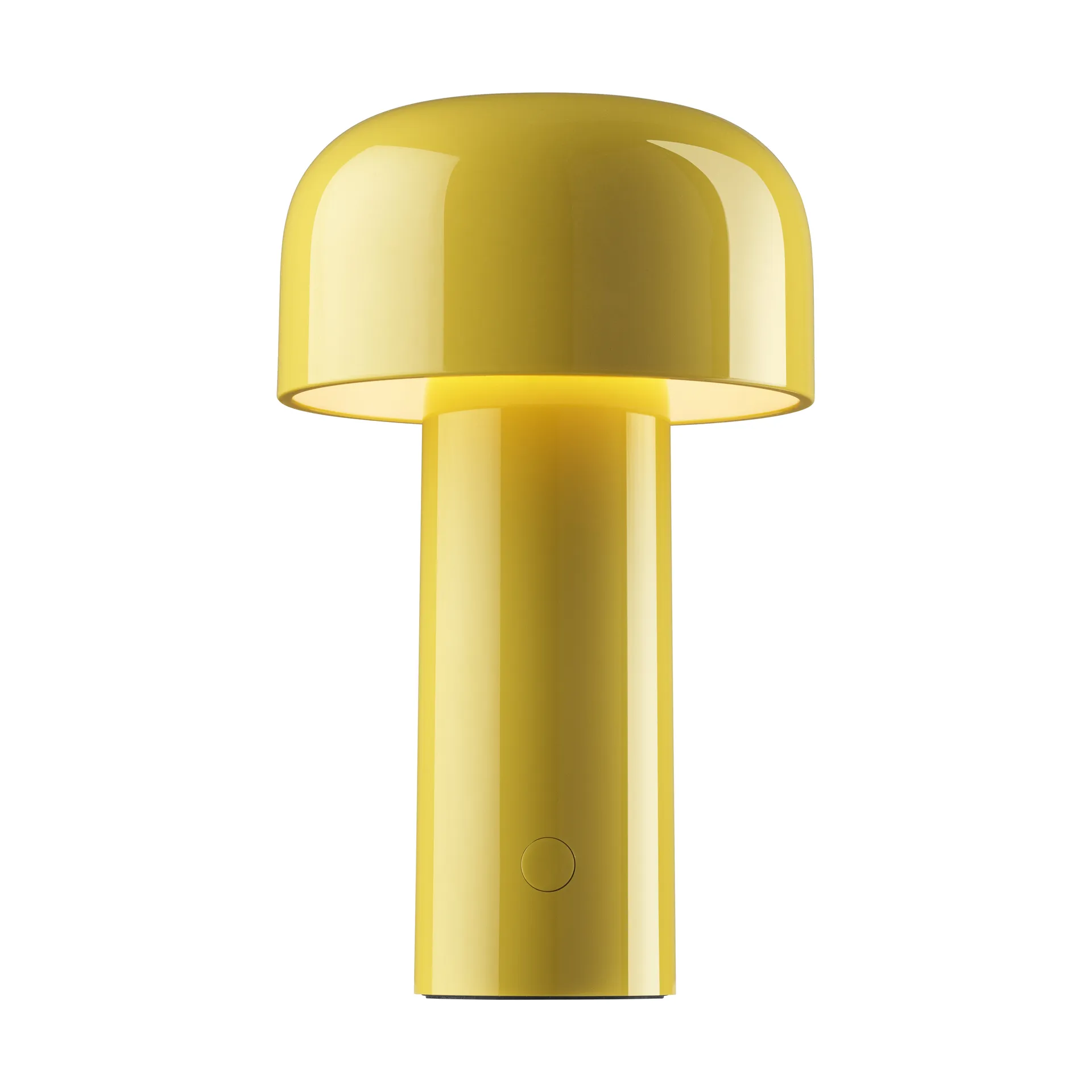 Lampada da tavolo Bellhop portatile, Yellow yellow, IP54 (interno/esterno) Flos