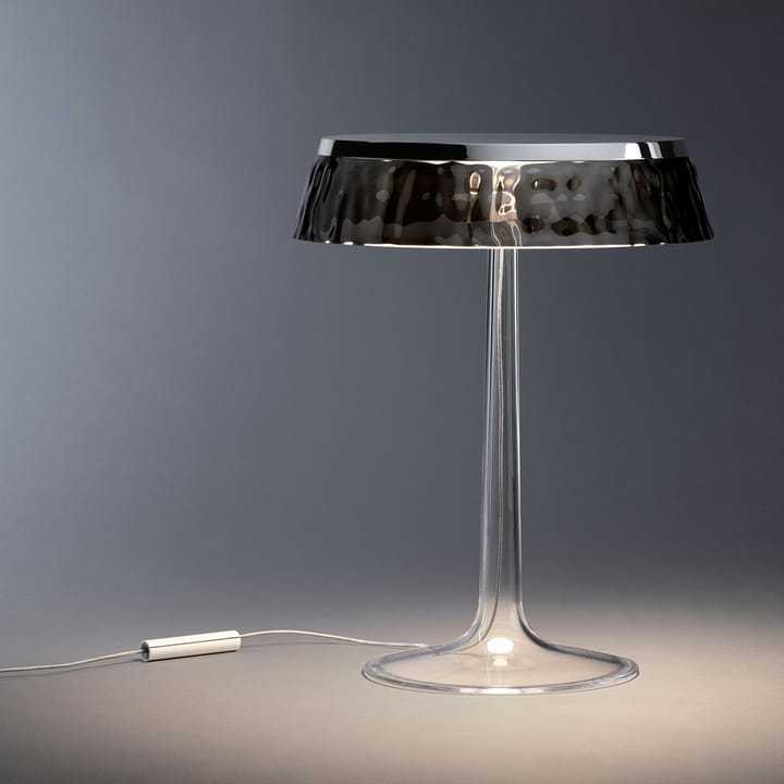 Lampada da tavolo Bon Jour T, Trasparente-mattcromato topp Flos