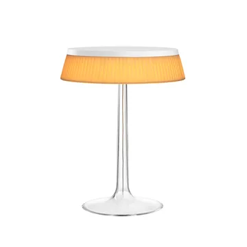 Lampada da tavolo Bon Jour T - White-soft tessuto paralume - Flos