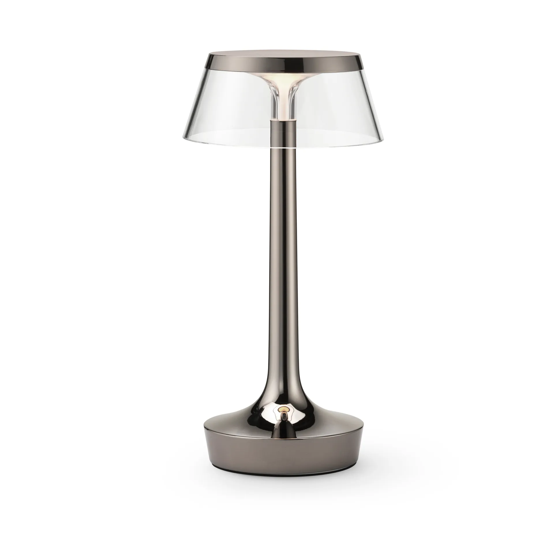 Lampada da tavolo Bon Jour Unplugged, Black Chrome Flos