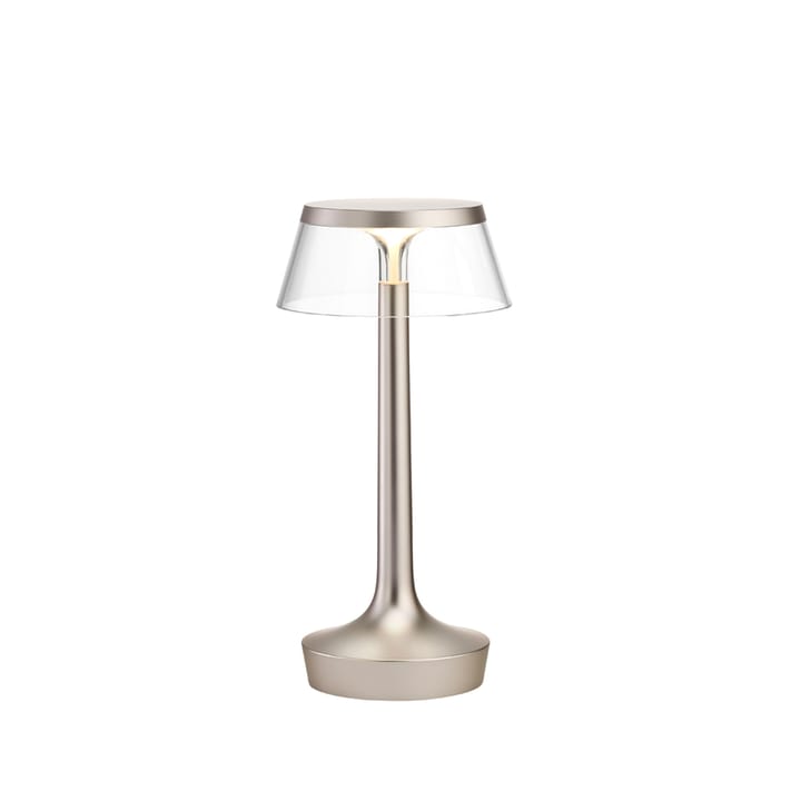 Lampada da tavolo Bon Jour Unplugged - Matt chrome-transparent - Flos