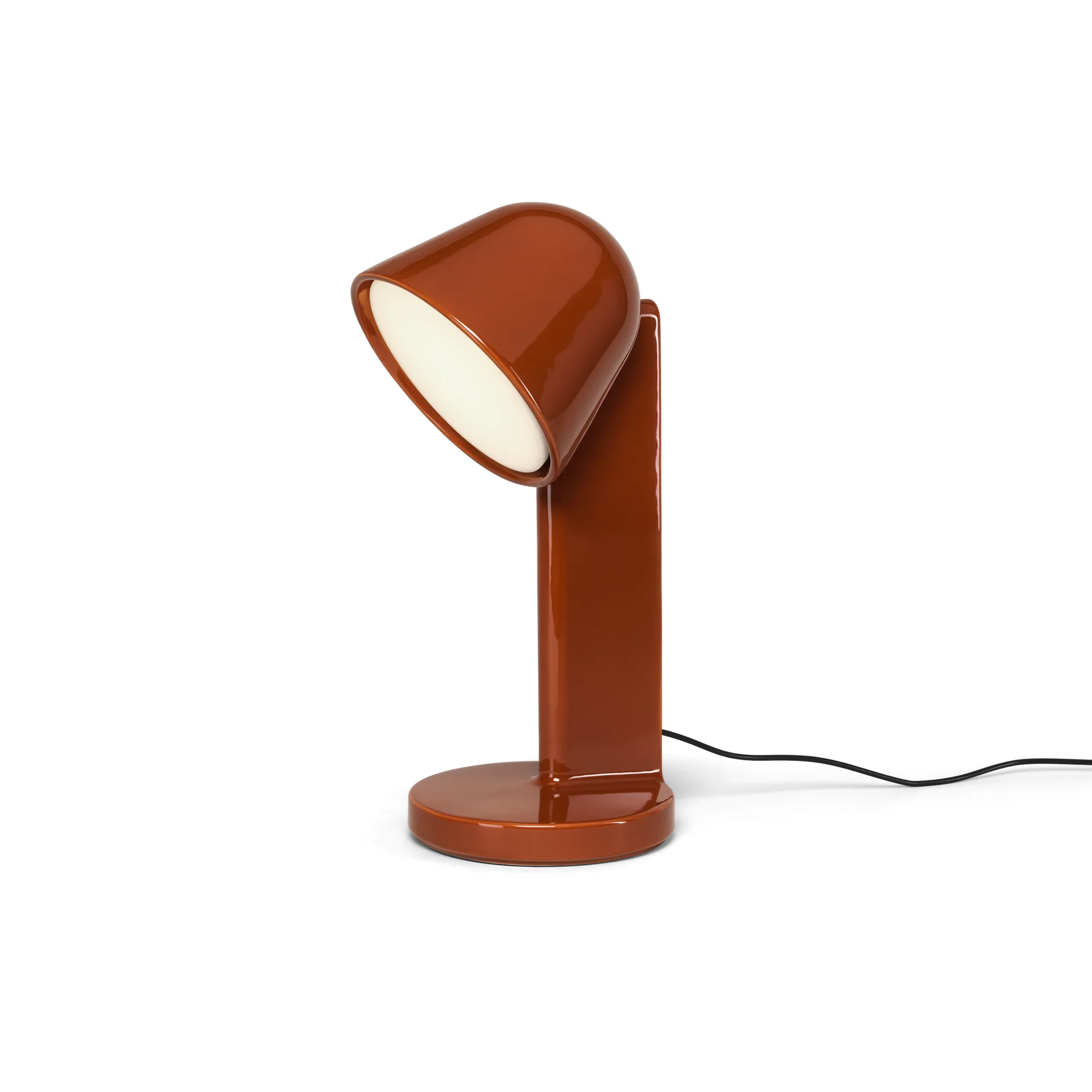 Lampada da tavolo Céramique Down, Rust red Flos