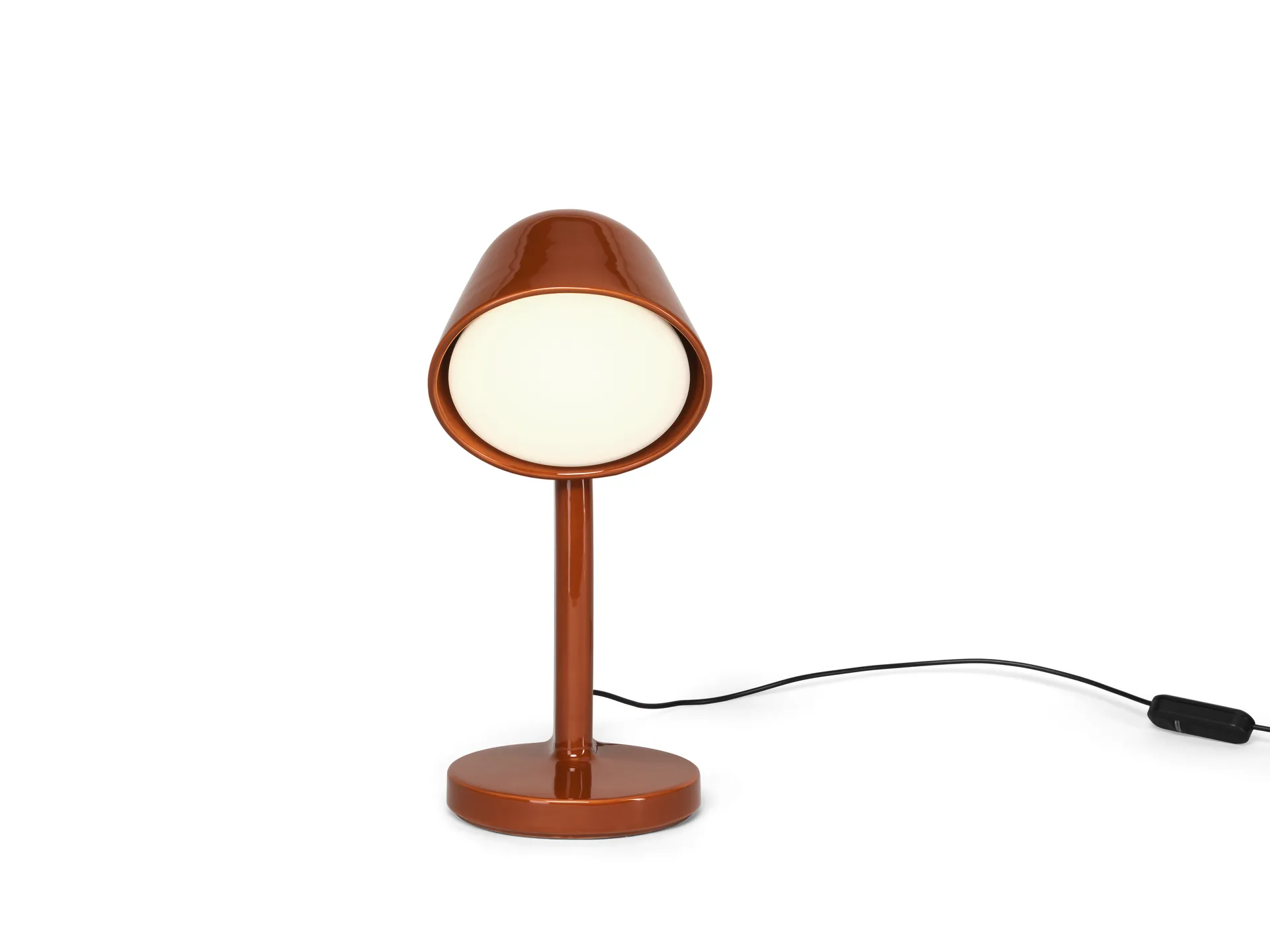 Lampada da tavolo Céramique Down, Rust red Flos