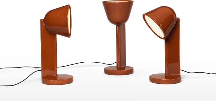Lampada da tavolo Céramique Down, Rust red Flos