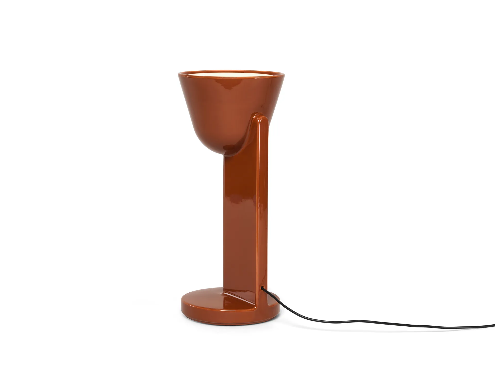 Lampada da tavolo Céramique Up, Rust red Flos