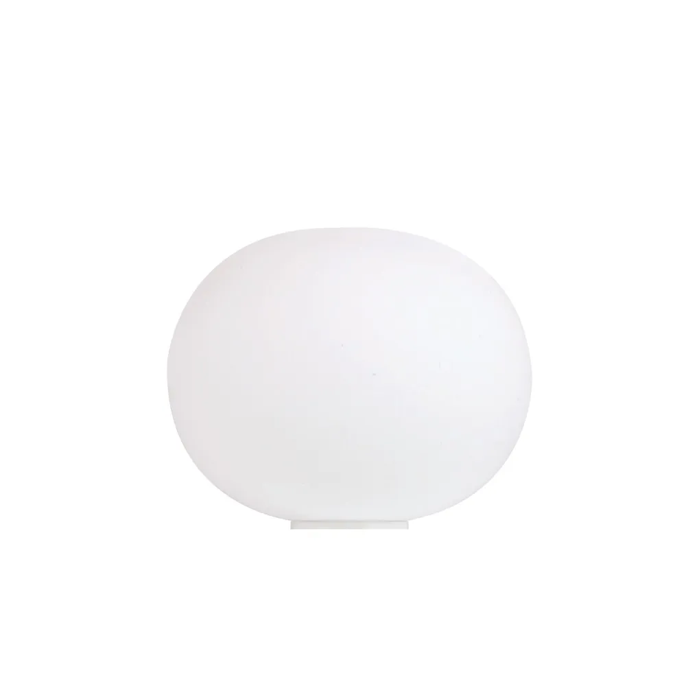 Lampada da tavolo Glo-ball B1, Vetro opale bianco Flos