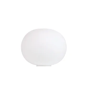 Lampada da tavolo Glo-ball B1 - Vetro opale bianco - Flos