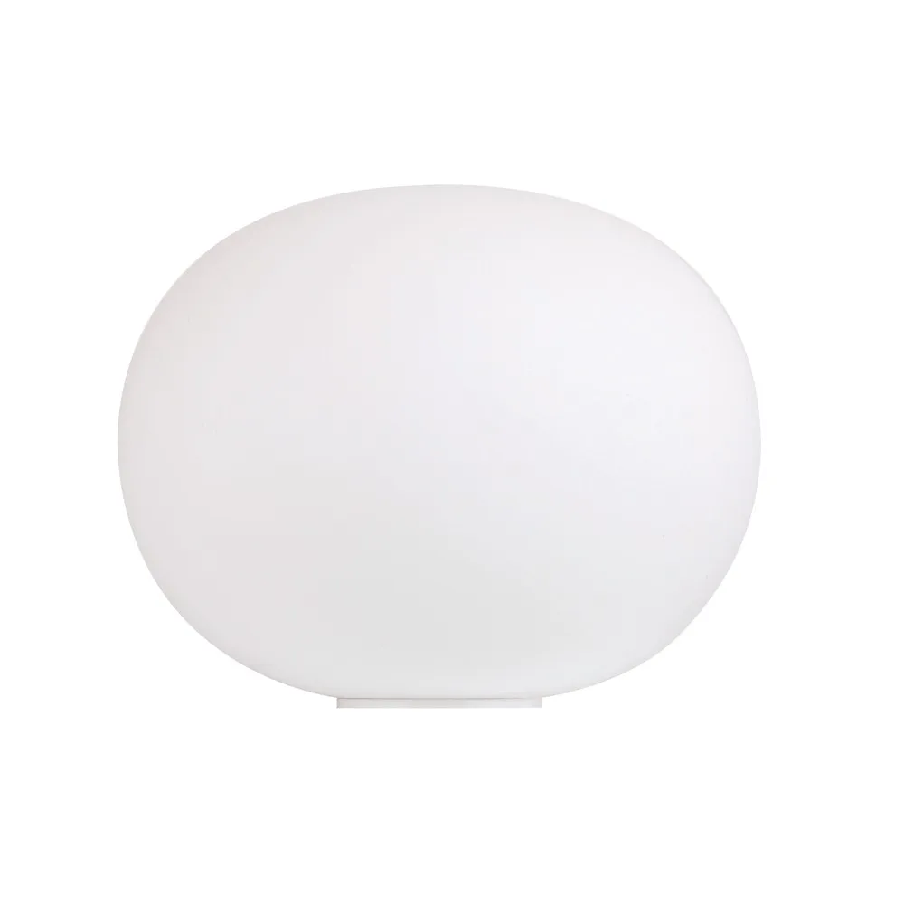 Lampada da tavolo Glo-ball B2, Vetro opale bianco Flos
