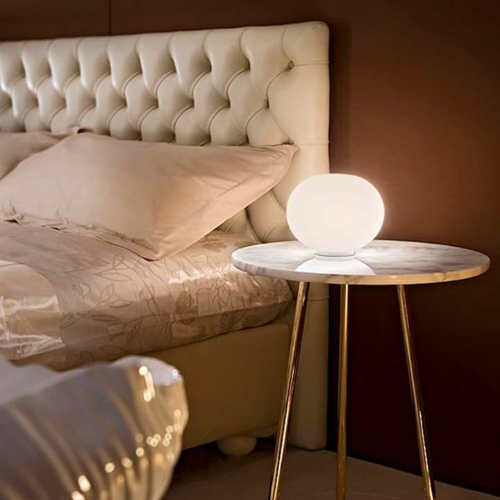 Lampada da tavolo Glo-ball B2, Vetro opale bianco Flos