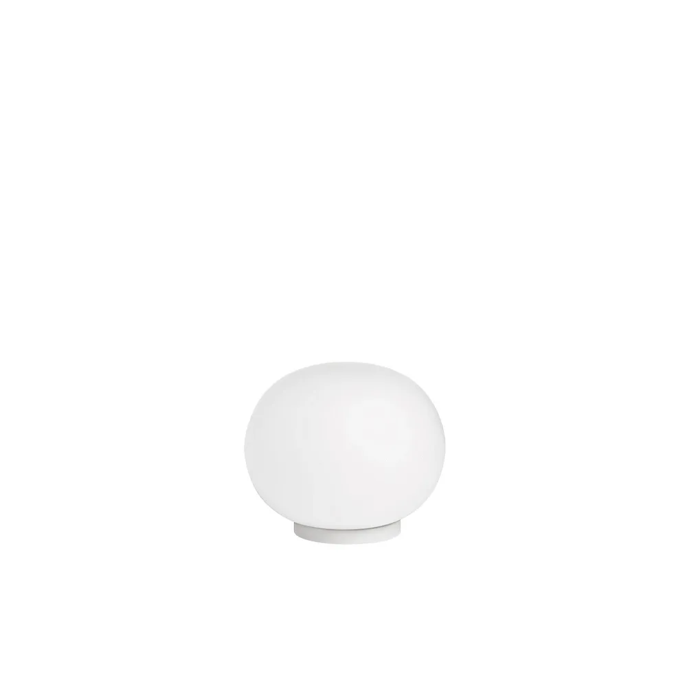 Lampada da tavolo Glo-Ball Mini T, Vetro opale bianco Flos