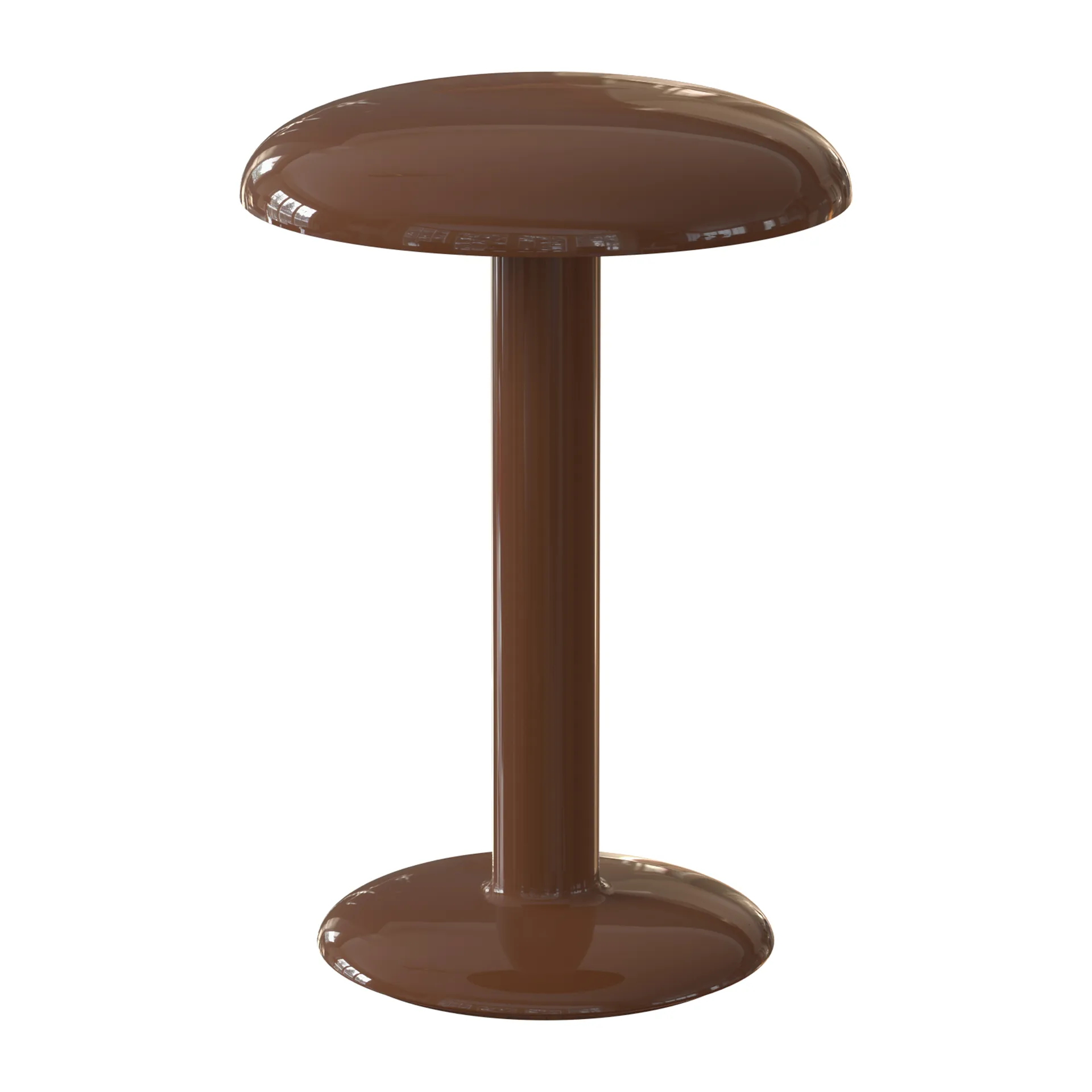 Lampada da tavolo Gustave Residential portatile, Lacquered brown Flos