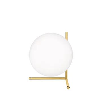 Lampada da tavolo IC lights T2 - Ottone spazzolato-opal - Flos