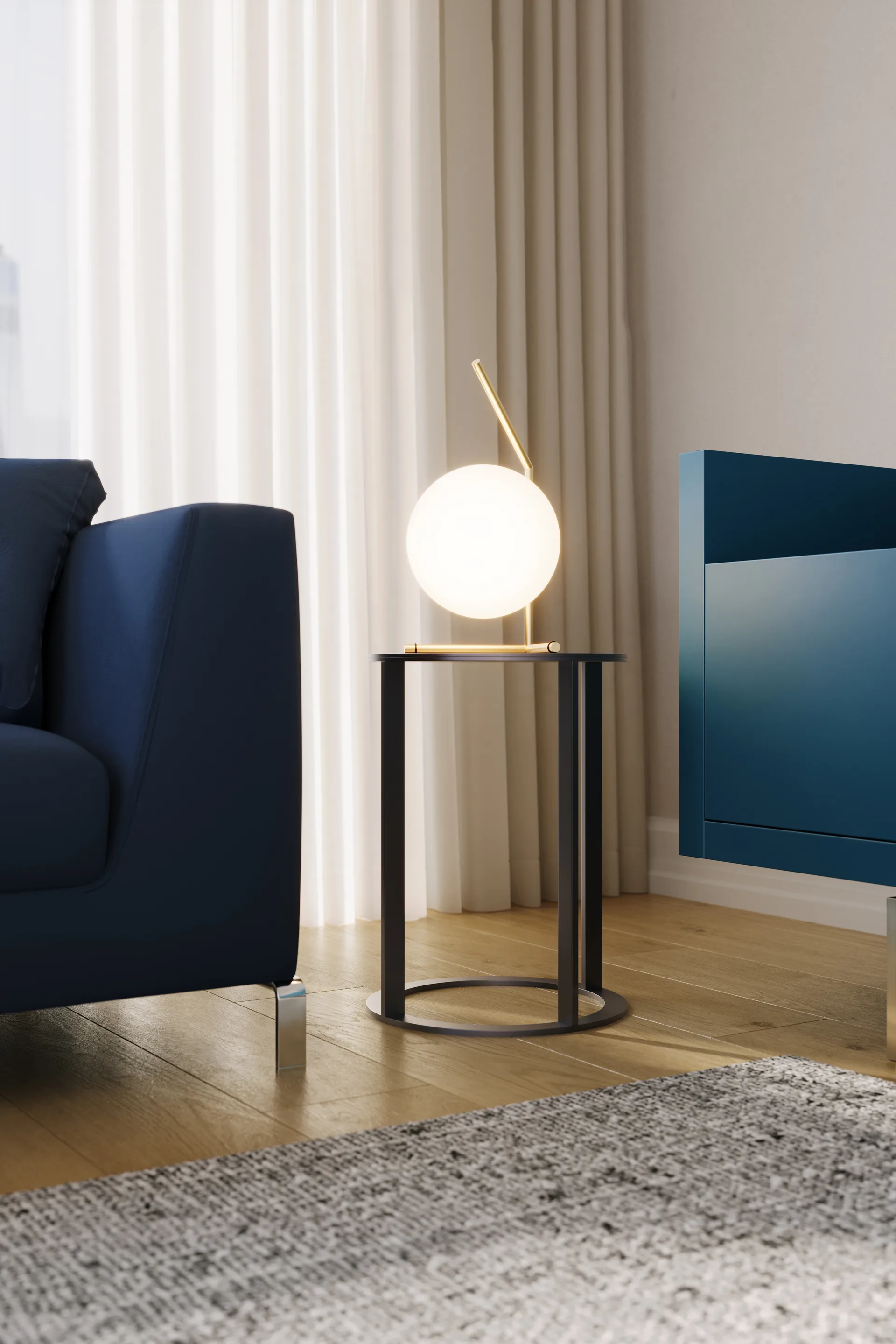 Lampada da tavolo IC T1 Low 38 cm, Gold Flos