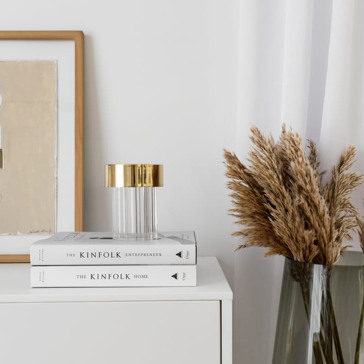 Lampada da tavolo Last Order Fluted IP20, Ottone Flos
