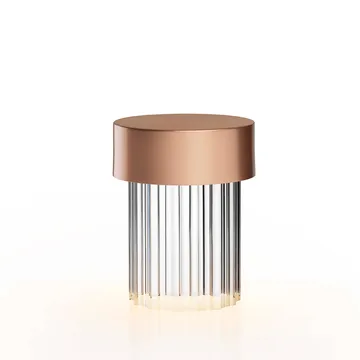 Lampada da tavolo Last Order Fluted IP20 - Rame - Flos