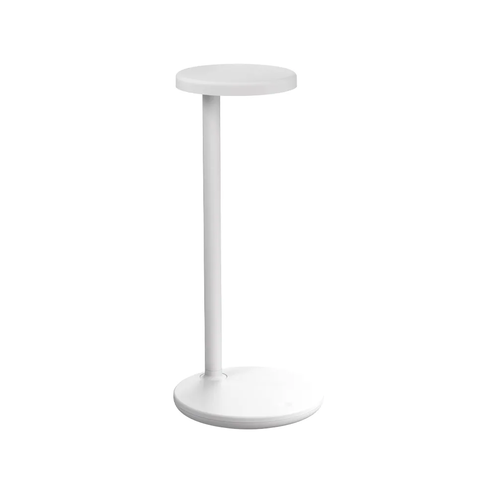 Lampada da tavolo Oblique Qi, Bianco Flos