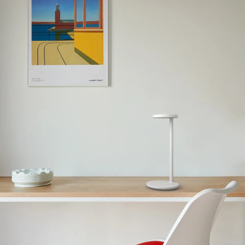 Lampada da tavolo Oblique Qi, Sage Flos