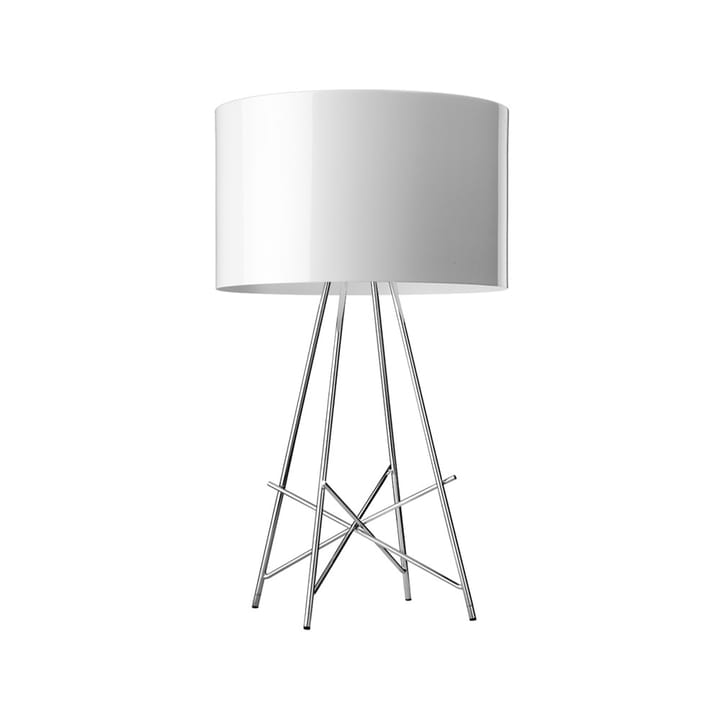 Lampada da tavolo Ray T - Bianco-cromo - Flos