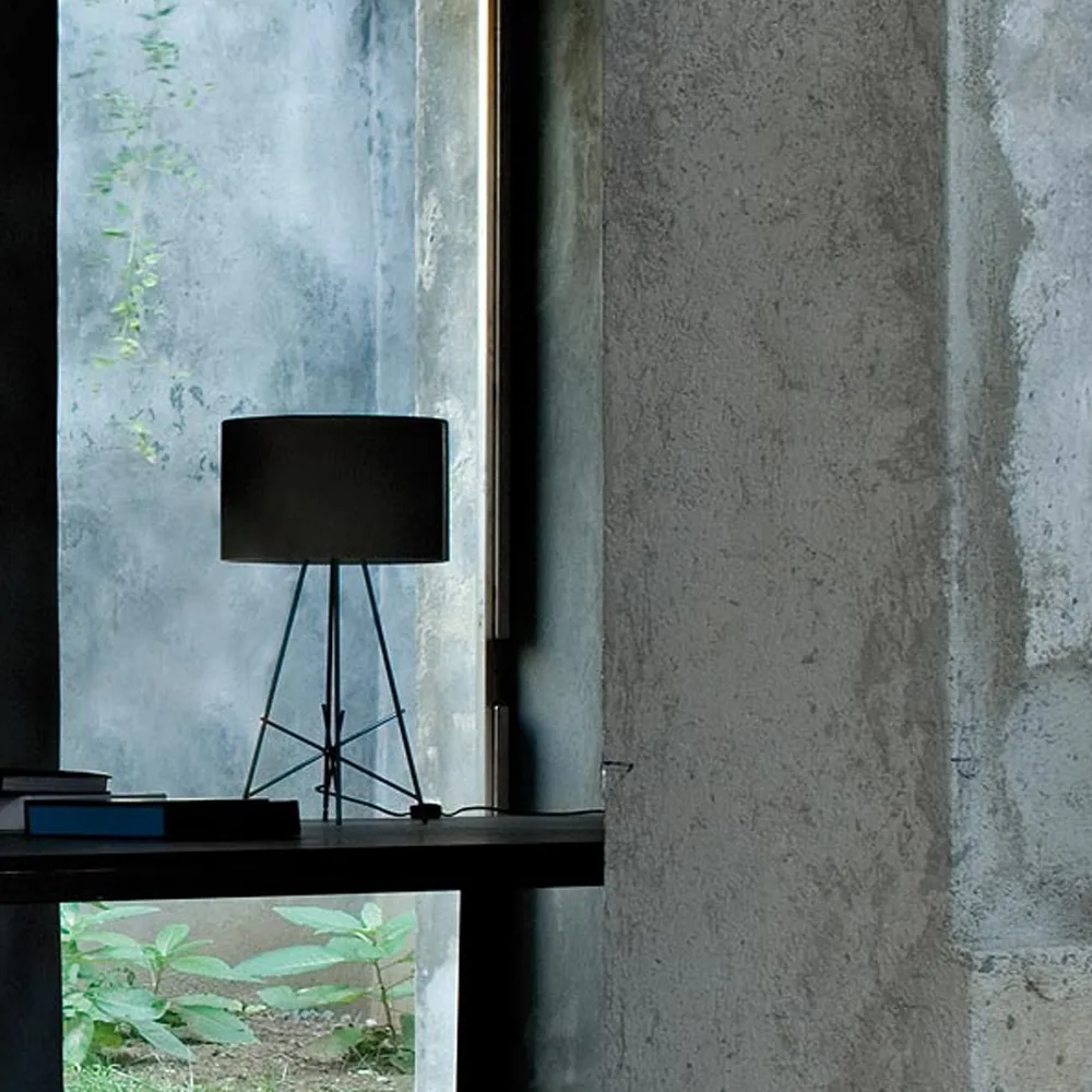 Lampada da tavolo Ray T, Bianco-cromo Flos