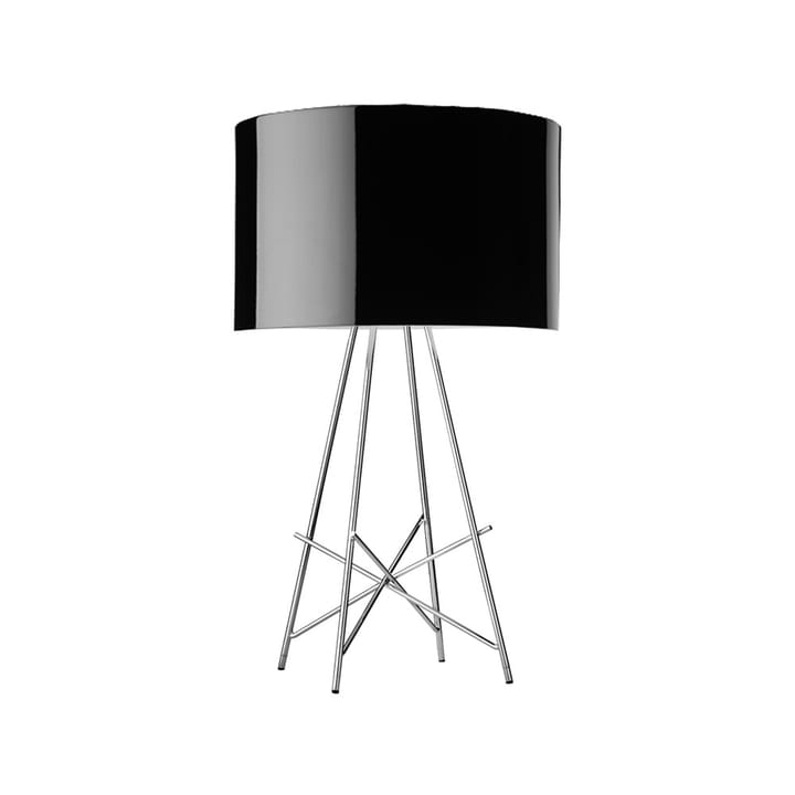 Lampada da tavolo Ray T - Nero-cromo - Flos