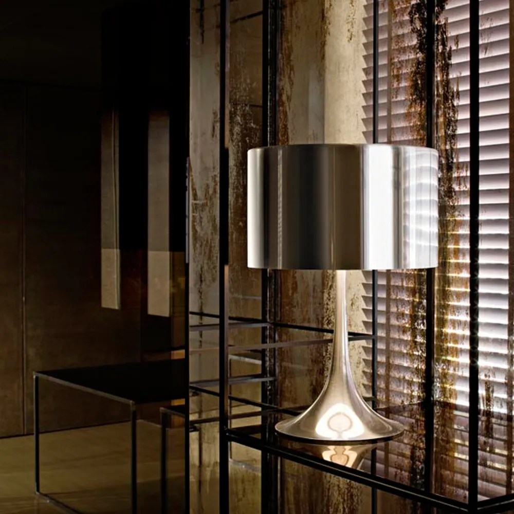 Lampada da tavolo Spun Light T1, Nero Flos