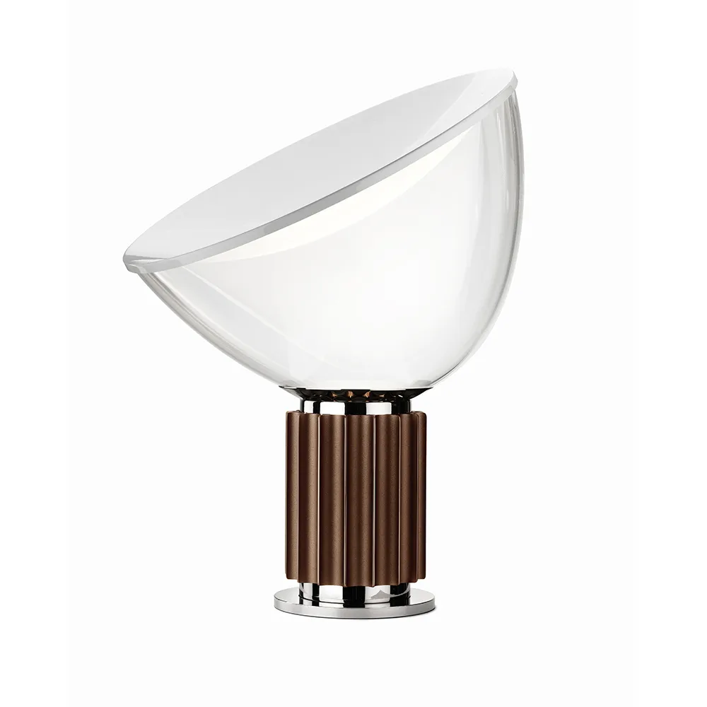 Lampada da tavolo Taccia LED 64,5 cm, Bronzo Flos