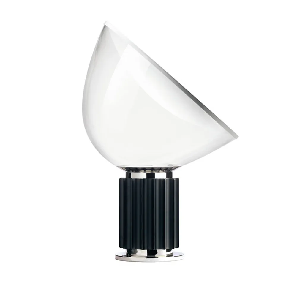 Lampada da tavolo Taccia PMMA, Nero LED Flos