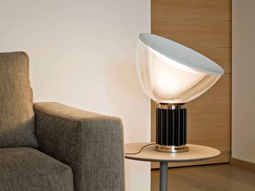 Lampada da tavolo Taccia PMMA - Nero LED - Flos