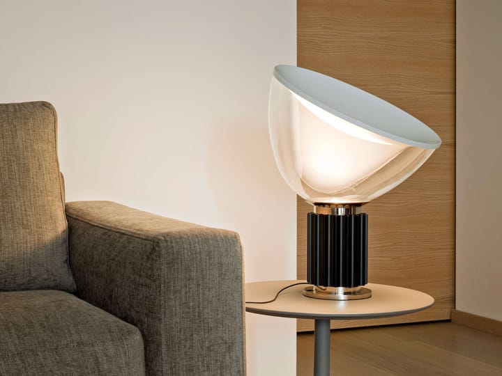 Lampada da tavolo Taccia PMMA, Nero LED Flos