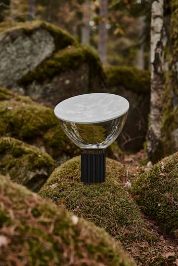 Lampada da tavolo Taccia Small LED 48,5 cm - Nero-cupola in vetro - Flos