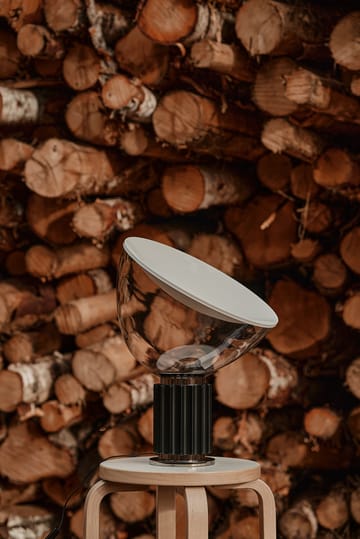 Lampada da tavolo Taccia Small LED 48,5 cm - Nero-cupola in vetro - Flos